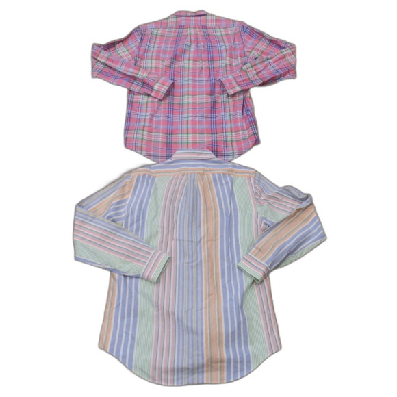 Polo Ralph Lauren Long Sleeve Button Down Plaid Shirts Size Medium Lot of 4 - Picture 3 of 5